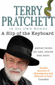 A Slip of the Keyboard Paperback Book Cover by Terry Pratchett