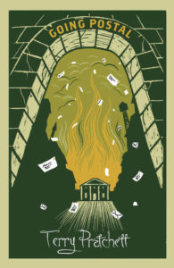 Going Postal Hardback Book Cover by Terry Pratchett
