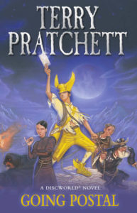Going Postal Paperback Book Cover by Terry Pratchett