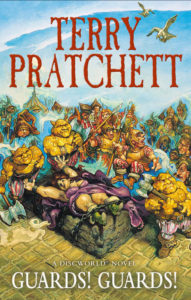Guards Guards Paperback Book Cover by Terry Pratchett