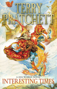 Interesting Times Paperback Book Cover by Terry Pratchett