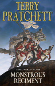 Monstrous Regiment Paperback Book Cover by Terry Pratchett