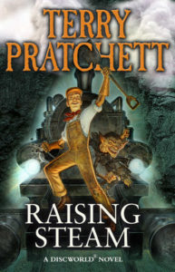 Raising Steam Paperback Book Cover by Terry Pratchett