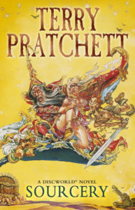 Sourcery Ebook Book Cover by Terry Pratchett