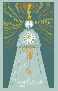 The Thief of Time Hardback Book Cover by Terry Pratchett