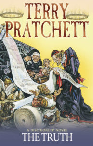 The Truth Paperback Book Cover by Terry Pratchett