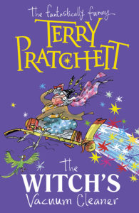 The Witch's Vacuum Cleaner Paperback Book Cover by Terry Pratchett