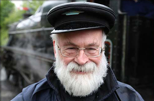 A photo of Sir Terry Pratchett, copyright Pratchett Estate