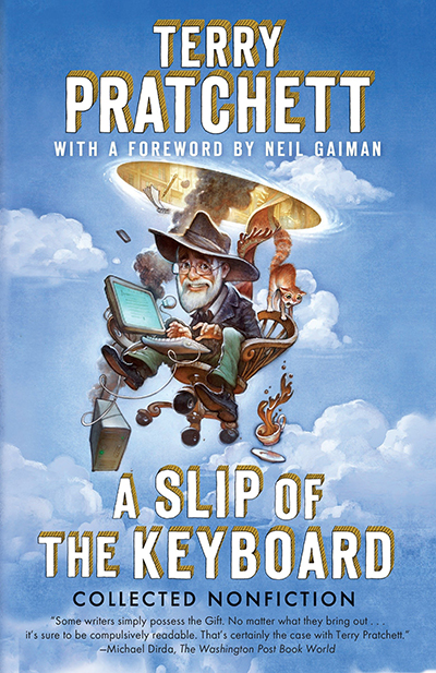 A Slip of the Keyboard US Paperback Book Cover by Terry Pratchett