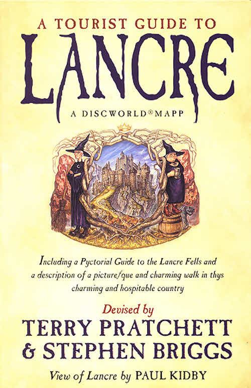 A Tourist Guide to Lancre Paperback Book Cover by Terry Pratchett