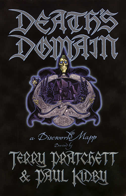 Deaths Domain Paperback Book Cover by Terry Pratchett