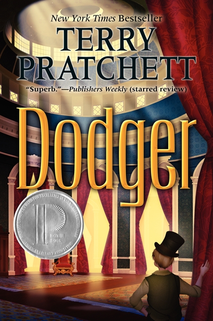 Dodger US Paperback Book Cover by Terry Pratchett