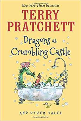 Dragons at Crumbling Castle US Paperback Book Cover by Terry Pratchett