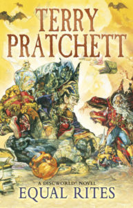 Equal Rites Paperback Book Cover by Terry Pratchett