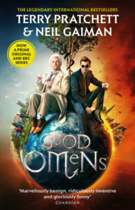 Good Omens Paperback TV Tie In Book Cover by Terry Pratchett