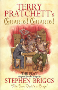 Guards! Guards! The Play Paperback Book Cover by Terry Pratchett