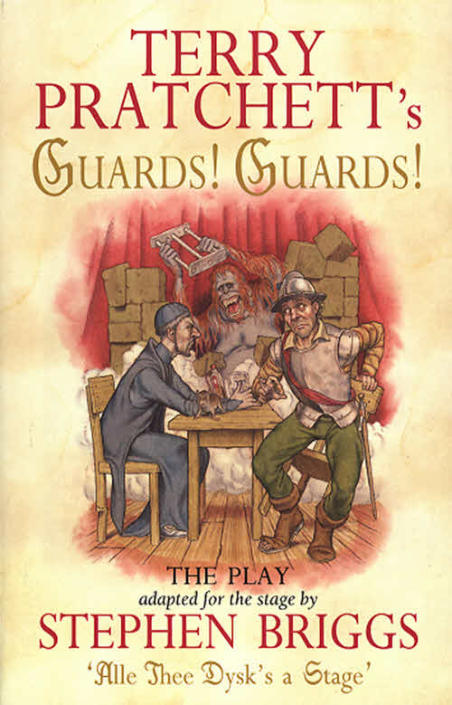 Guards! Guards! The Play Paperback Book Cover by Terry Pratchett