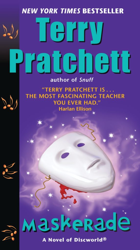 Maskerade US Paperback Book Cover by Terry Pratchett