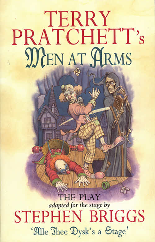 Men At Arms The Play Book Cover by Terry Pratchett