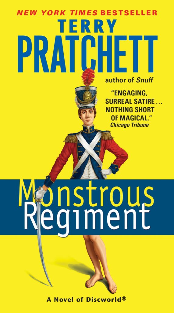 Monstrous Regiment US Paperback Book Cover by Terry Pratchett