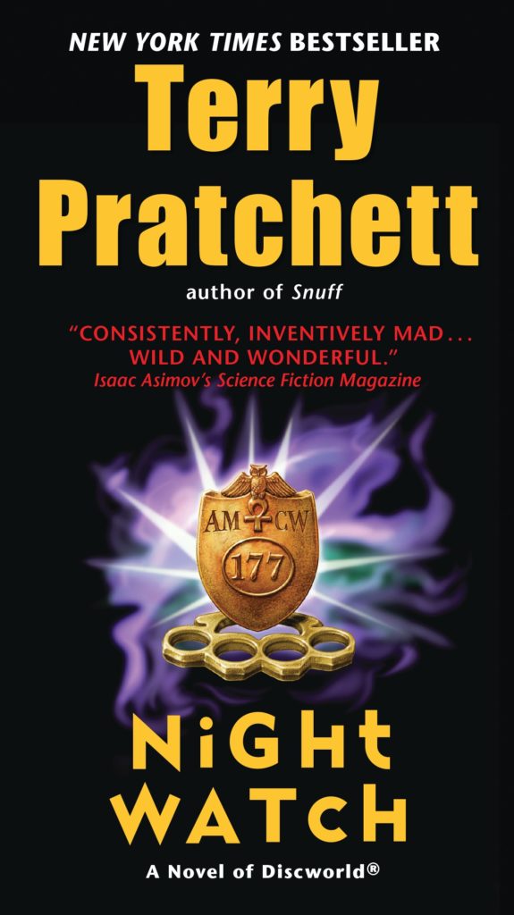Nightwatch US Paperback Book Cover by Terry Pratchett
