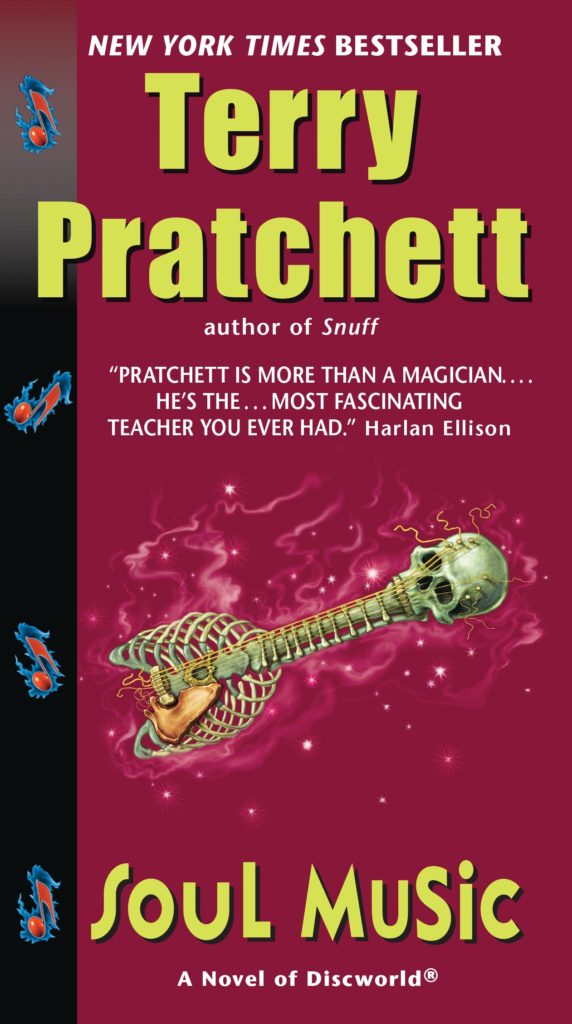 Soul Music US Paperback Book Cover by Terry Pratchett