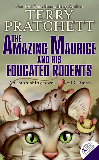 The Amazing Maurice and his Educated Rodents US Paperback Book Cover by Terry Pratchett