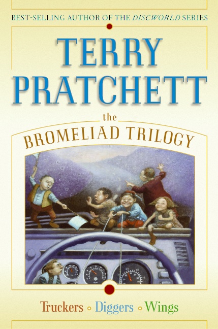 The bromeliad Trilogy US Paperback Book Cover by Terry Pratchett