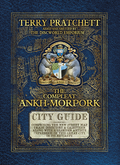 The Compleat Guide to Ankh-Morpork Hardback Book Cover by Terry Pratchett