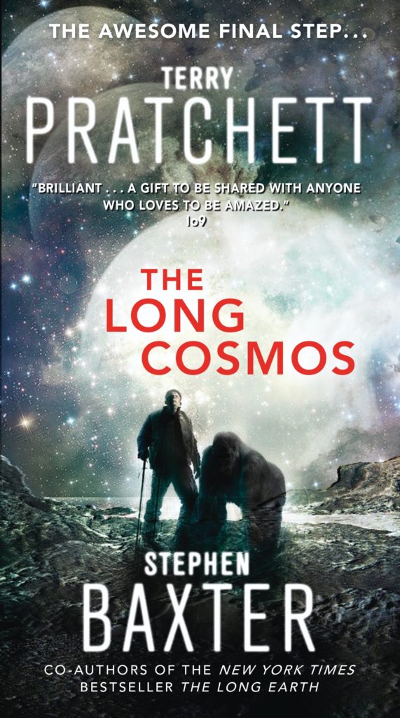 The Long Cosmos US Paperback Book Cover by Terry Pratchett