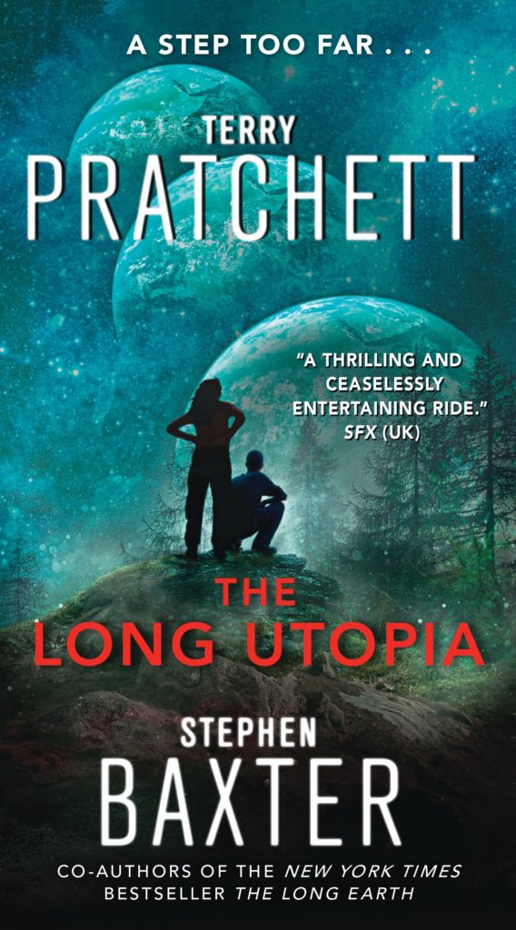 The Long Utopia US Paperback Book Cover by Terry Pratchett