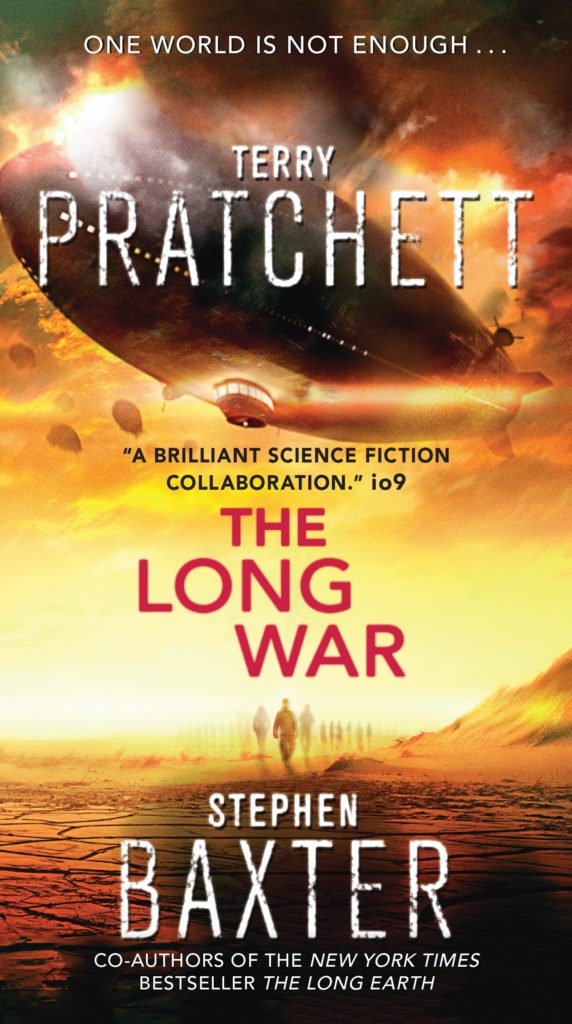 The Long War US Paperback Book Cover by Terry Pratchett