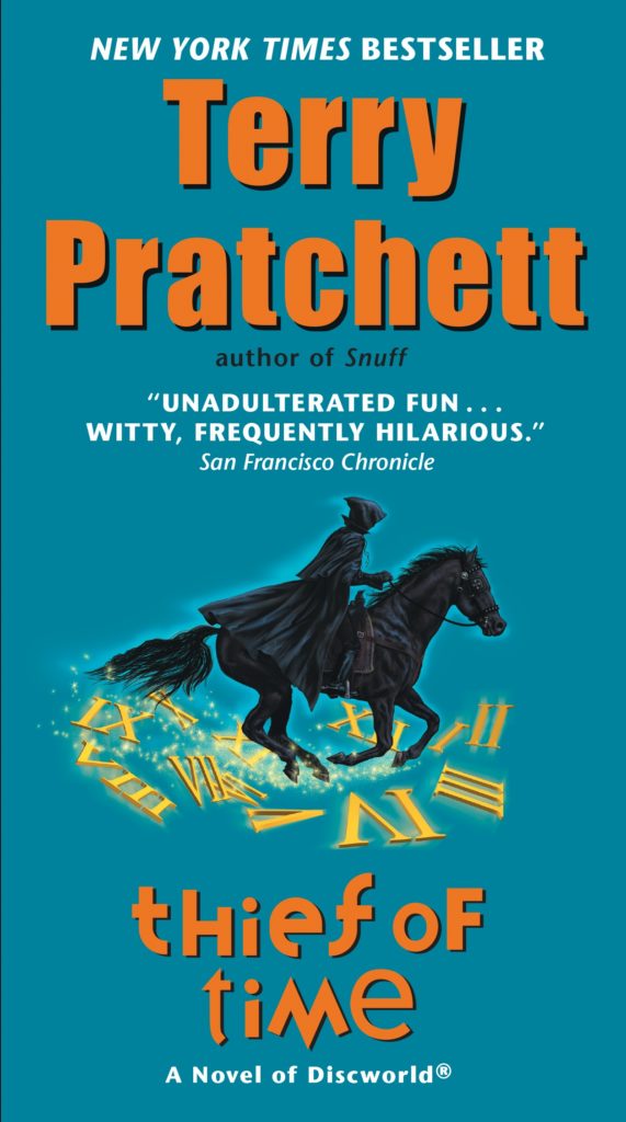 Thief of Time US Paperback Book Cover by Terry Pratchett