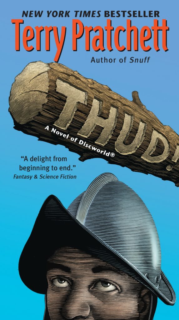 Thud US Paperback Book Cover by Terry Pratchett