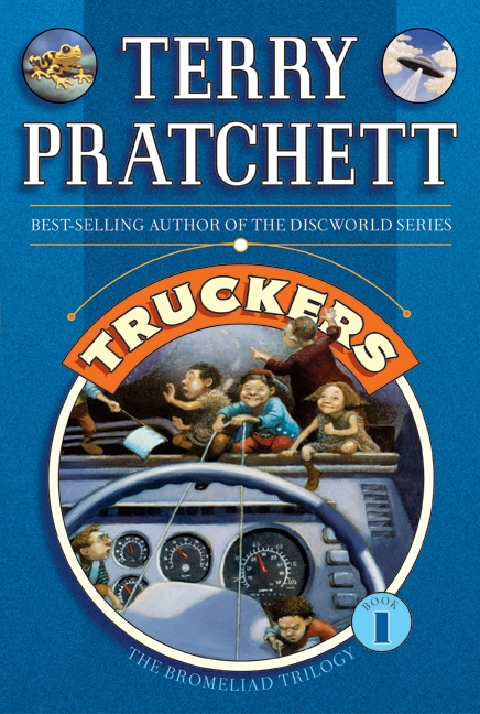 Truckers US Paperback Book Cover by Terry Pratchett