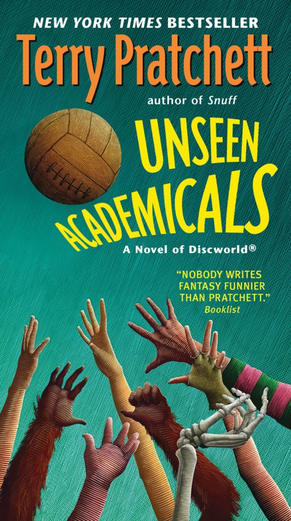 Unseen Academicals US Paperback Book Cover by Terry Pratchett