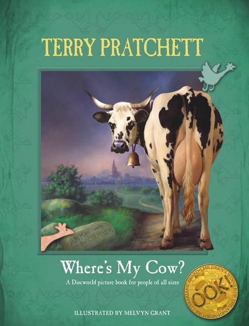 Where's My Cow Hardback Book Cover by Terry Pratchett