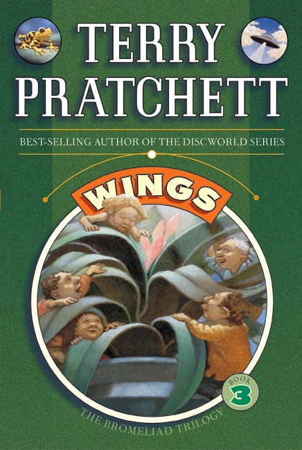 Wings US Paperback Book Cover by Terry Pratchett