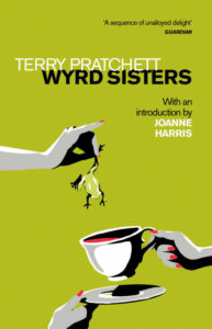 Wyrd Sisters Paperback Book Cover by Terry Pratchett