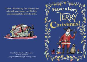 Have a Very Terry Christmas! Front and Back Book Cover by Terry Pratchett