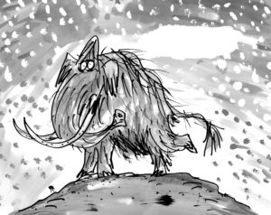 time Travelling Caveman Mammoth
